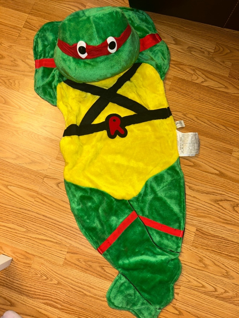 TMNT PIllow Pal RARE 1989 Raphael  GUC - Picture 6 of 9